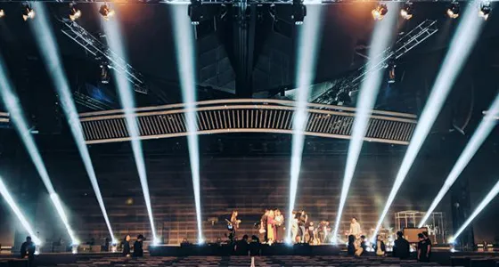 Event Lighting and Stage Setup